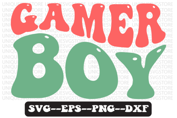 Gamer Boy Quote Retro Svg Design for Crafts and Graphics