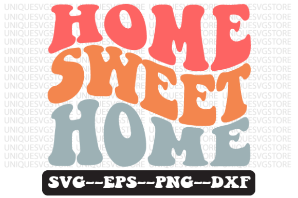 Home Sweet Home Quote Retro Svg Design Review