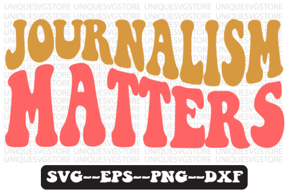 Journalism Matters Retro Svg Design for Graphics and Crafts