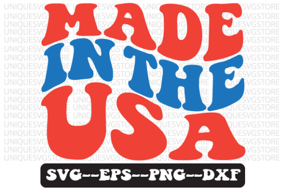 Made in the USA Quote Retro Svg Design for Graphics and Crafts