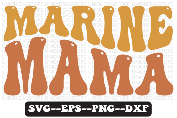 Marine MAMA Quote Retro Svg Design: A Graphics & Crafts Review