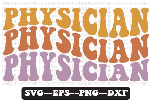 Physician Quote Retro Svg Design for Graphics and Crafts