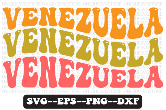 Venezuela Quote Retro Svg Design for Graphics and Crafts